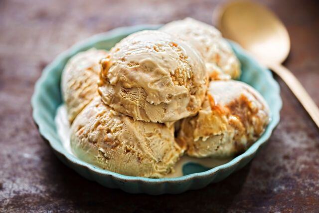 Brown Bread Crumble Ice Cream